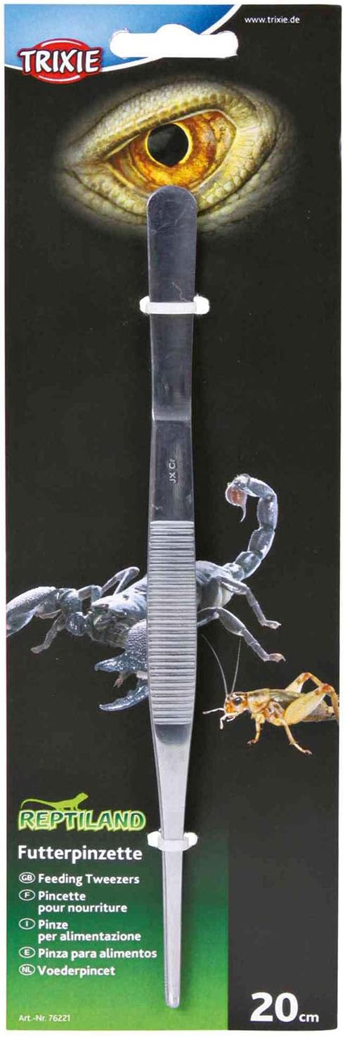 TRIXIE Reptile Feeding Tongs | 20 cm